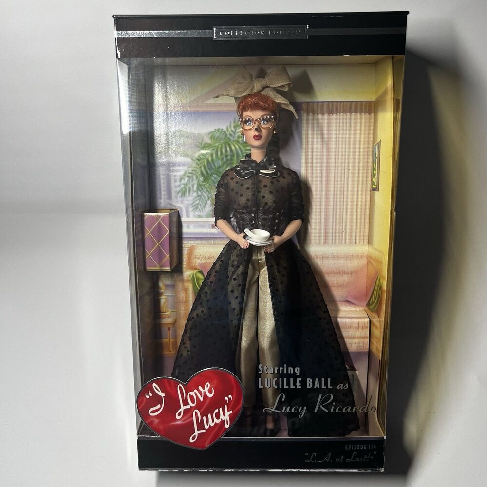 Mattel I Love Lucy Episode 114 LA at Last Lucille Ball Doll NIB